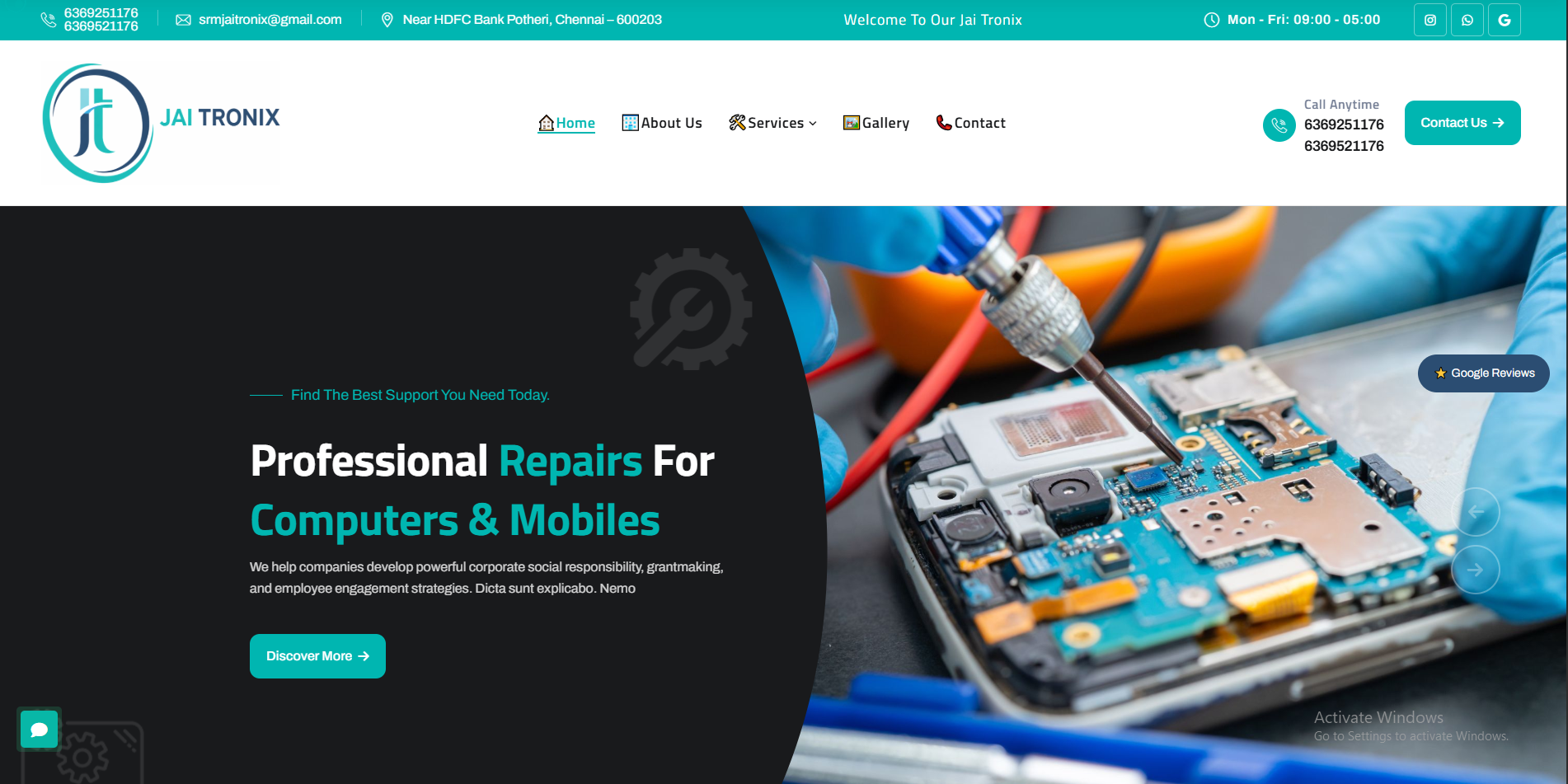 SVS INFOTECH - Website Designing, Web Development, Billing Software, SEO, Mobile Apps, E-Commerce in Chennai
